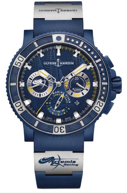 Ulysse Nardin Diver Black Sea Chronograph Replica Watch Price 353-98LE-3/ARTEMIS